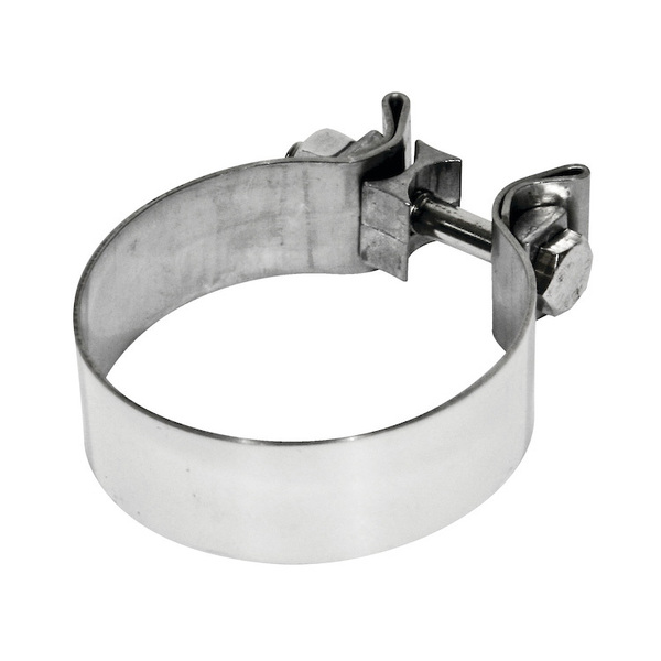 A & I Products Clamp, 3 1/2", Stainless Steel, For 3 1/2" Chrome Stack 4" x4" x1.5" A-ZNL90874A